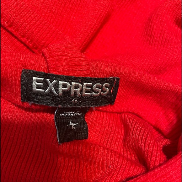 Express knit blouse with scoop back size Large - Picture 3 of 7